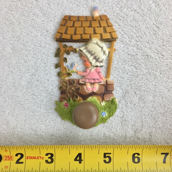 Vintage 1950s Children’s Wall Hooks girl kids rare - Picture 10 of 16